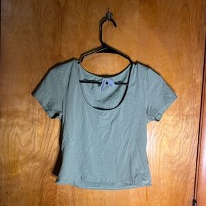 Women's Olive Green Top L